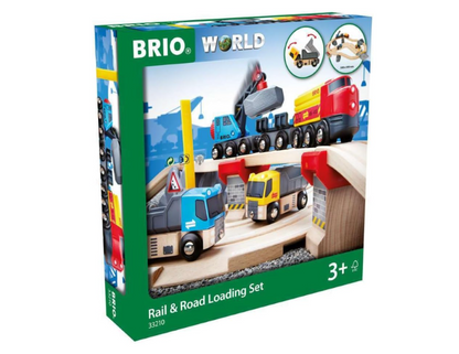 BRIO - Rail & Road Loading Set 32 Pieces