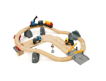 BRIO - Rail & Road Loading Set 32 Pieces