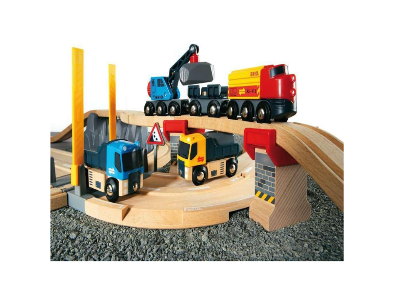 BRIO - Rail & Road Loading Set 32 Pieces