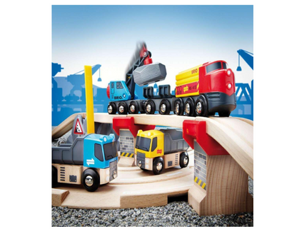 BRIO - Rail & Road Loading Set 32 Pieces