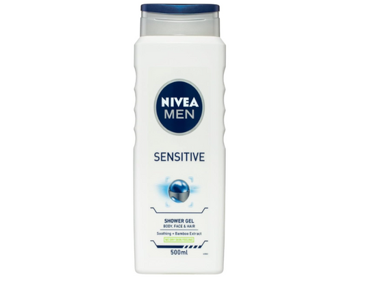 NIVEA MEN Sensitive Shower Gel and Body Wash 500ml