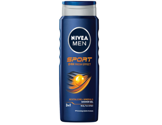 NIVEA MEN Sport Shower Gel and Body Wash 500ml