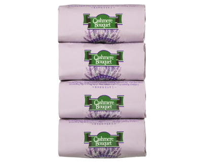 Cashmere Bouquet Lavender Bar Soap 100g - 4 Pack