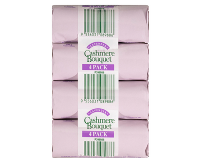 Cashmere Bouquet Lavender Bar Soap 100g - 4 Pack