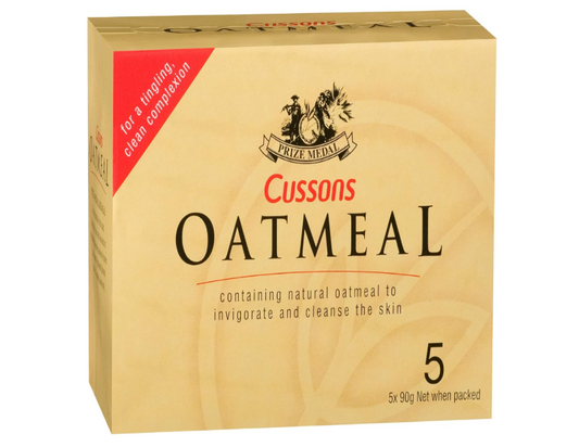 Cussons Prize Medal Oatmeal Soap Bar, 450 g - 2 Pack