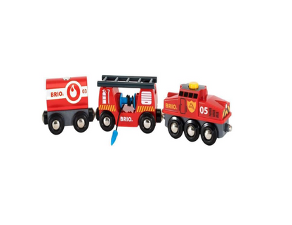 BRIO - Rescue Firefighting Train 4 Pieces