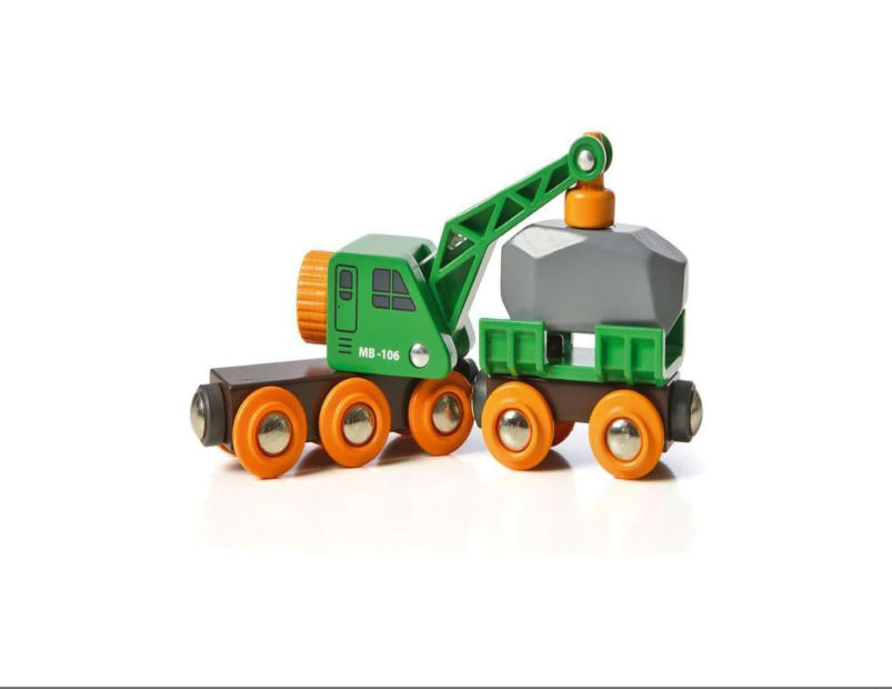 BRIO - Clever Crane Wagon 4 Pieces