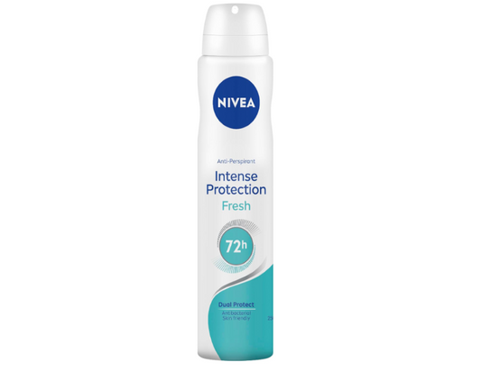 NIVEA Intense Protection Fresh Anti-Perspirant Aerosol Deodorant – 250ml - 2 Pack