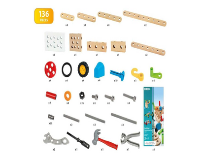 BRIO Builder - Construction Set 136 Pieces