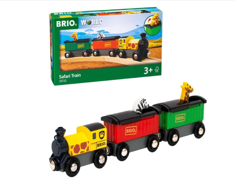 BRIO - Safari Train 3 Pieces