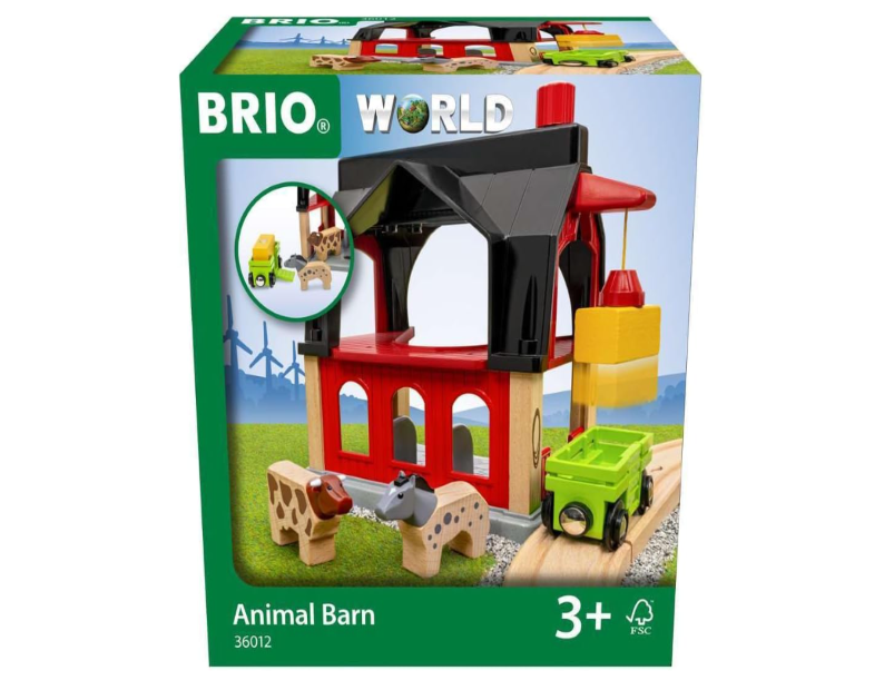 BRIO - Animal Barn 6 Pieces