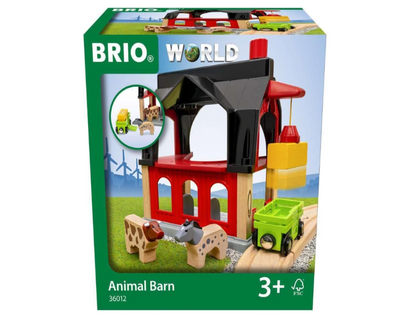 BRIO - Animal Barn 6 Pieces