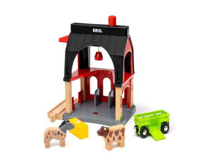 BRIO - Animal Barn 6 Pieces