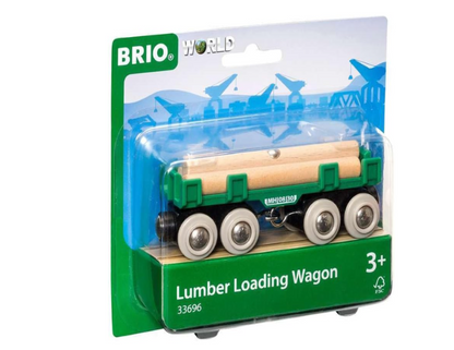 BRIO - Lumber Loading Wagon 4 Pieces