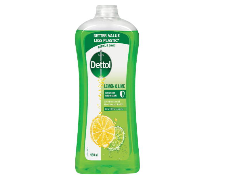 Dettol Anti-Bacterial Hand Wash Refresh Refill Disinfecting, 950ml - 3 Pack