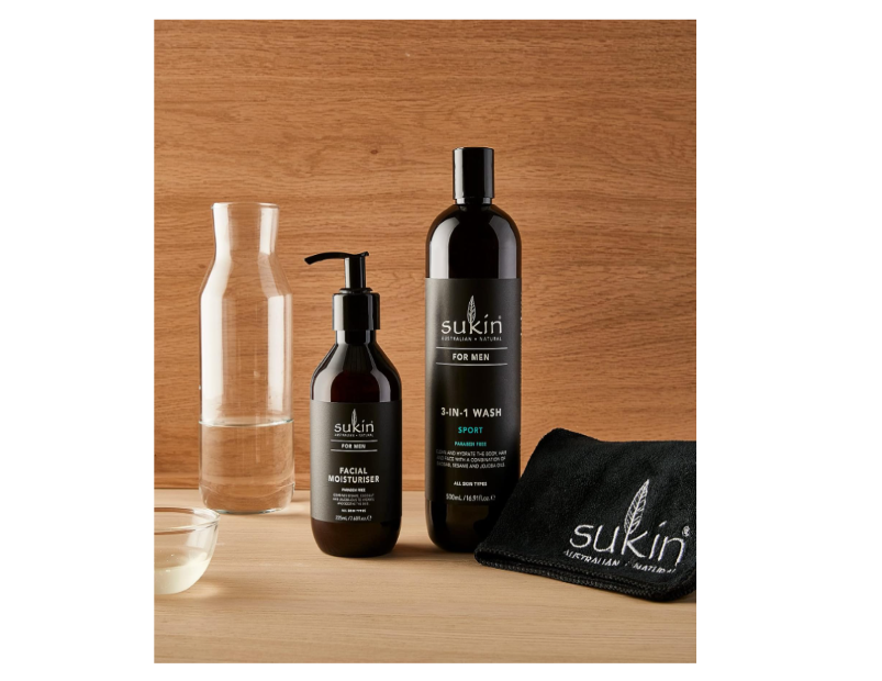 Sukin For Men, 3-in-1 Wash, Sport, 500ml