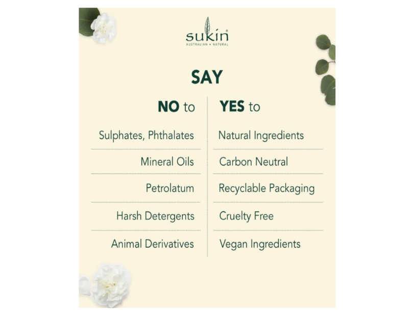 Sukin Botanical Body Wash, Bergamot & Patchouli, 500ml