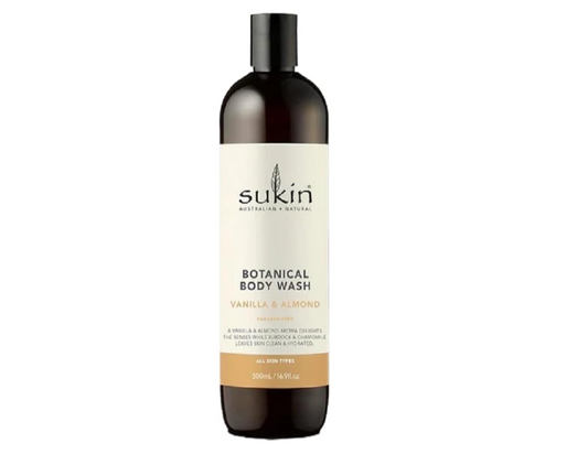 Sukin Vanilla & Almond Body Wash 500 ml