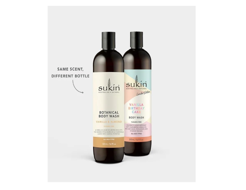 Sukin Vanilla & Almond Body Wash 500 ml