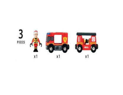 BRIO - Emergency Fire Engine 3 Pieces