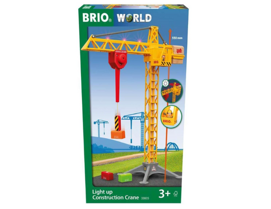 BRIO - Construction Crane w Lights 5 Pieces