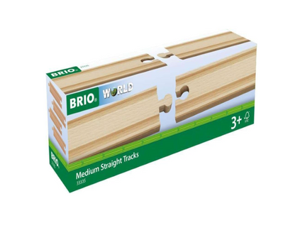 BRIO - Medium Straight Tracks 4 Pieces