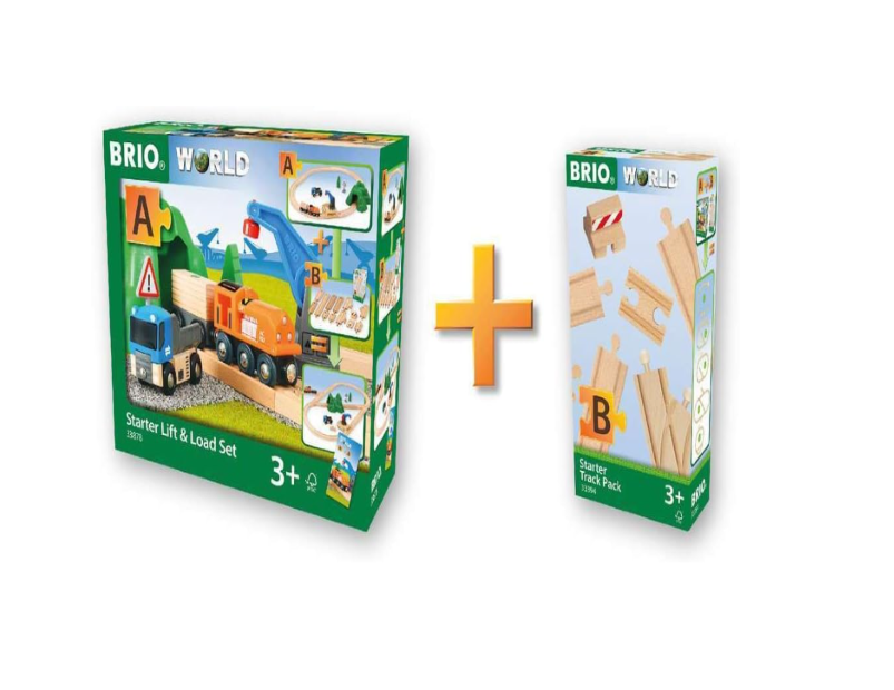 BRIO - Starter Lift & Load Set A 19 Pieces