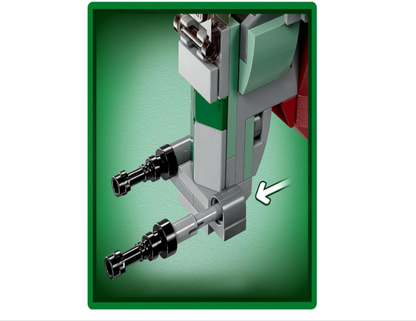 LEGO® Star Wars™ Boba Fett’s Starship Microfighter 75344 – Building Toy Set for Kids Aged 6 and Up