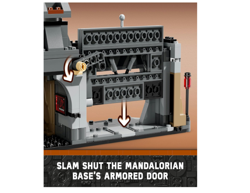 LEGO® Star Wars™ The Mandalorian Paz Vizsla™ and Moff Gideon™ Battle 75386 – Collectible Brick-Built Playset for Kids