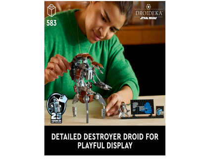 LEGO® Star Wars™ Droideka™ 75381 Collectible Brick-Built Destroyer Droid Figure