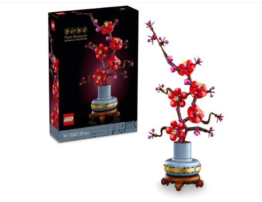 LEGO® Icons Plum Blossom 10369 Flower Decor Display