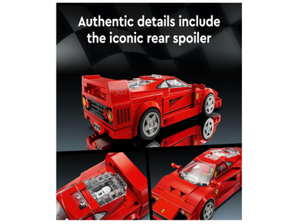 LEGO® Speed Champions Ferrari F40 Supercar 76934 – Buildable Vehicle Playset with Driver Minifigure – Ideal Toy Model for Kids