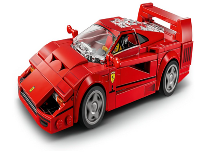 LEGO® Speed Champions Ferrari F40 Supercar 76934 – Buildable Vehicle Playset with Driver Minifigure – Ideal Toy Model for Kids