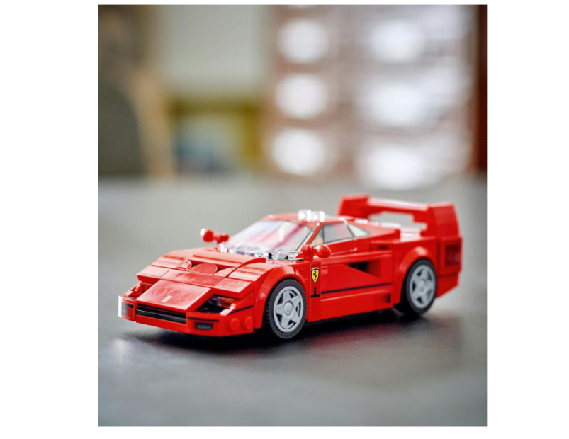 LEGO® Speed Champions Ferrari F40 Supercar 76934 – Buildable Vehicle Playset with Driver Minifigure – Ideal Toy Model for Kids