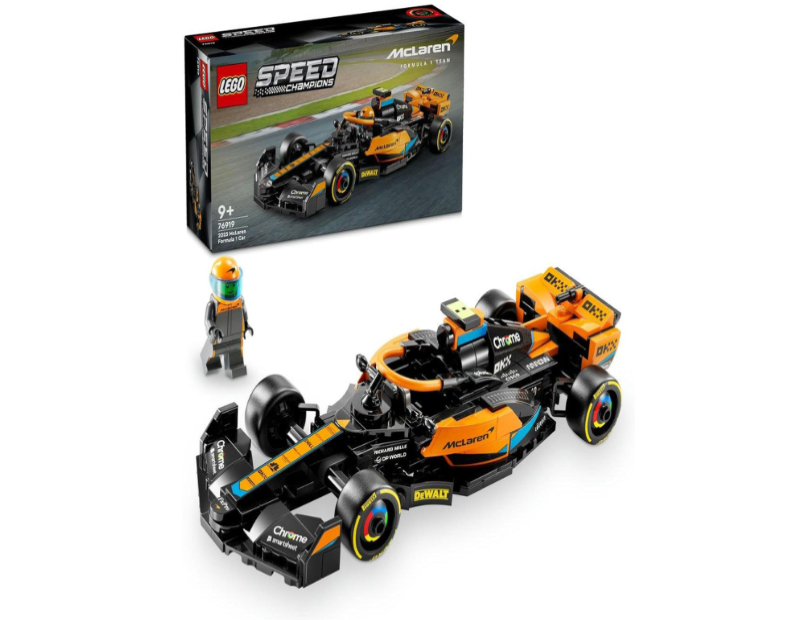 LEGO® Speed Champions 2023 McLaren Formula 1 Race Car 76919 – Buildable Vehicle Model for Kids 9+