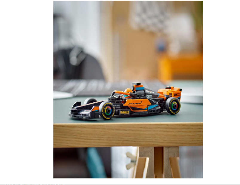 LEGO® Speed Champions 2023 McLaren Formula 1 Race Car 76919 – Buildable Vehicle Model for Kids 9+