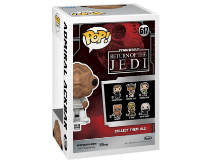 Funko Star Wars Admiral Ackbar with Chair US Exclusive Pop Vinyl Figure