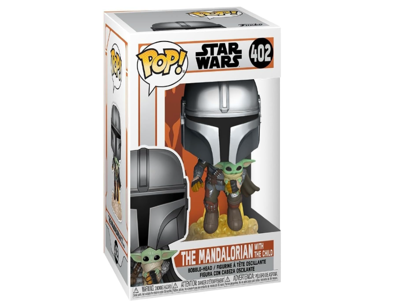 FUNKO POP! Star Wars: The Mandalorian - Mando Flying with Jet Pack