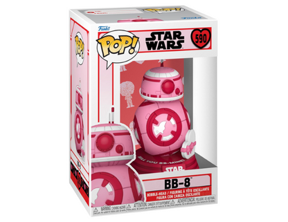 Funko PoP! Star Wars - BB-8 Valentines Edition Vinyl Figure, 10 cm Height