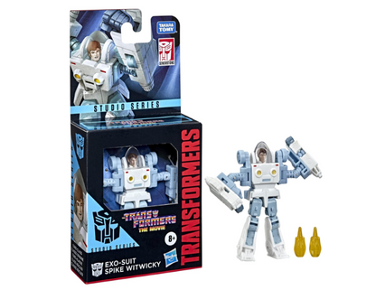 Transformers Studio Series Core Class Exo-Suit Spike Witwicky Action Figure - 3.5-Inch Collectible