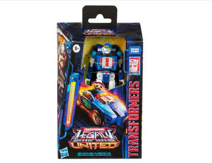 Transformers Legacy United Deluxe Class Robots in Disguise 2001 Universe Autobot Side Burn Action Figure