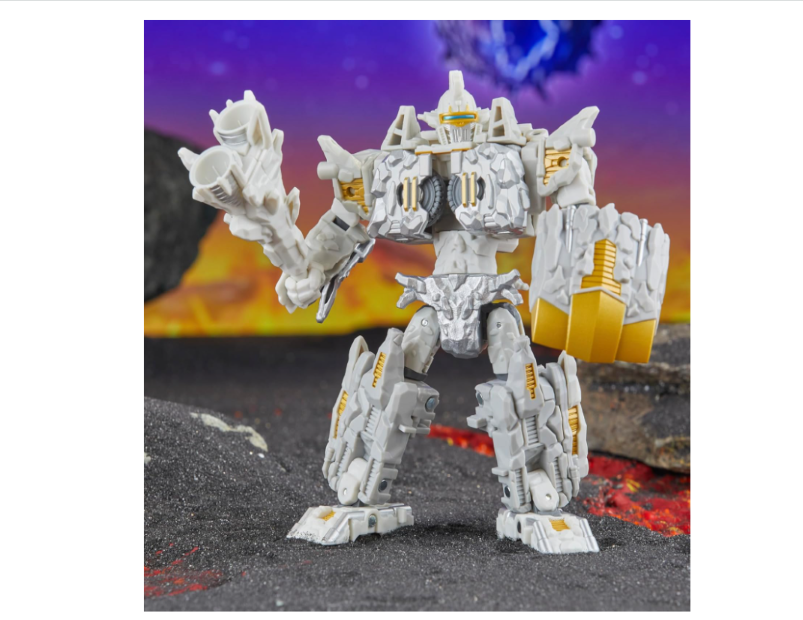 Transformers Legacy United Deluxe Class Infernac Universe Nucleous Action Figure - 5.5 Inches for Ages 8+