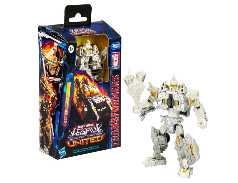 Transformers Legacy United Deluxe Class Infernac Universe Nucleous Action Figure - 5.5 Inches for Ages 8+