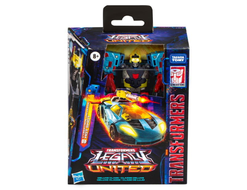 Transformers Legacy United Deluxe Class Cybertron Universe Hot Shot Action Figure - 5.5 Inches for Ages 8+