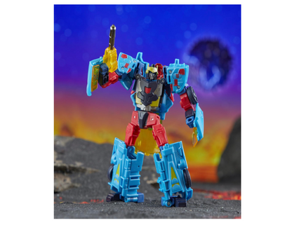 Transformers Legacy United Deluxe Class Cybertron Universe Hot Shot Action Figure - 5.5 Inches for Ages 8+