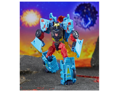 Transformers Legacy United Deluxe Class Cybertron Universe Hot Shot Action Figure - 5.5 Inches for Ages 8+