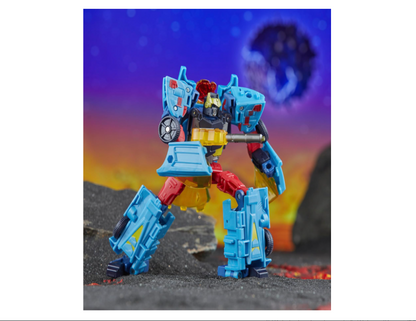 Transformers Legacy United Deluxe Class Cybertron Universe Hot Shot Action Figure - 5.5 Inches for Ages 8+