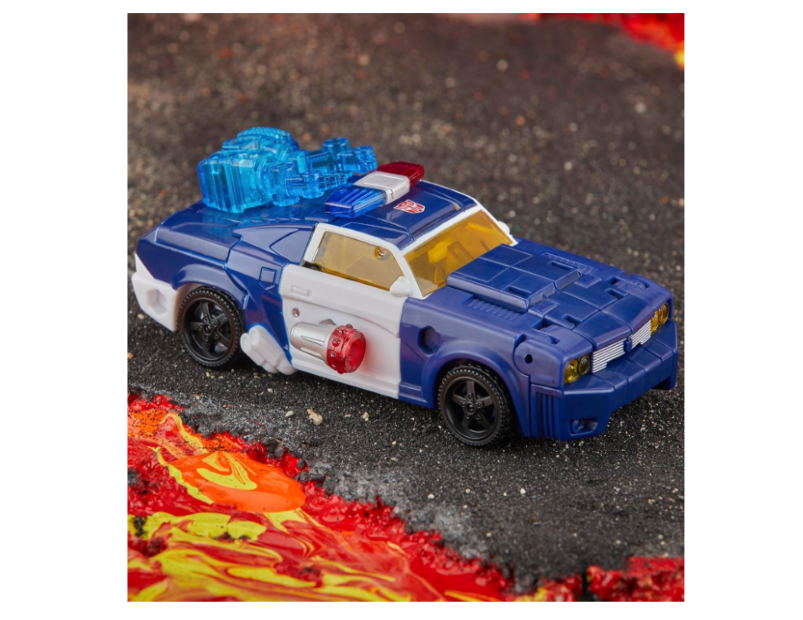 Transformers Legacy United Deluxe Class Rescue Bots Universe Autobot Chase Action Figure - Ages 8 and Up