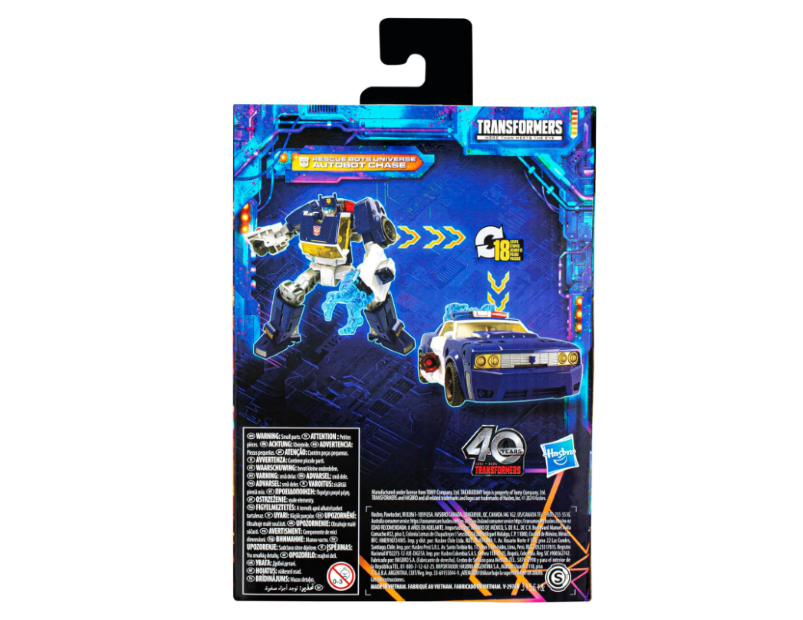 Transformers Legacy United Deluxe Class Rescue Bots Universe Autobot Chase Action Figure - Ages 8 and Up