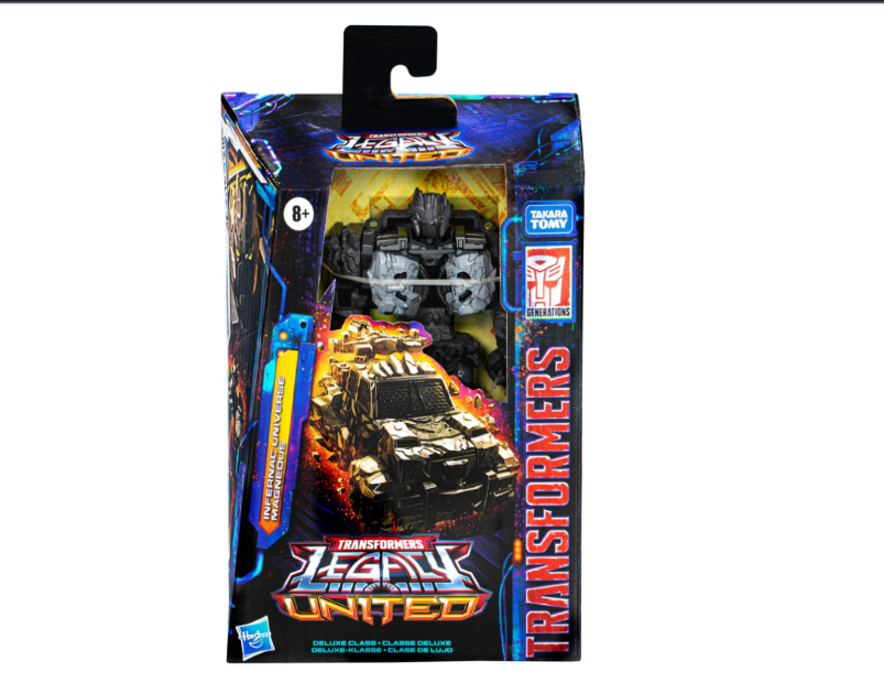 Transformers Legacy United Deluxe Class Infernac Universe Magneous Action Figure - 5.5 Inches, Ages 8+